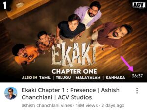 ashish chanchlani ekaki poster